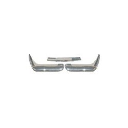 Bumper rear Stainless steel blank Kit