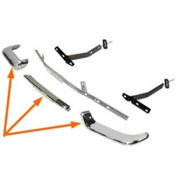 Bumper front Stainless steel blank Kit