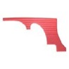 Interior panel Rear seat red