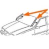 Trim moulding, Glas Windscreen right left Kit