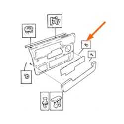 Clip, Panel Door panel Decor attachment