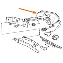 Electric motor, Headlight cleaning left