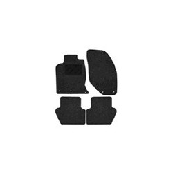 Floor accessory mats Velours black-grey