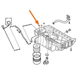 Seal ring Oil pipe, Oil pan Crankcase 20,3 mm 2,5 mm