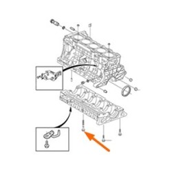 Bout M10 hoofdlagerhuis laag