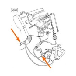 Slangaansluiting 4,0 mm 6,0 mm rubber