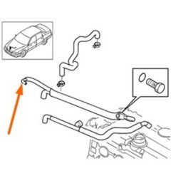 Slangaansluiting 4,0 mm 6,0 mm rubber