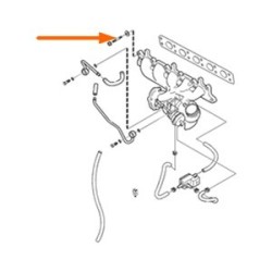 Uitlaatspruitstuk tapeind M8