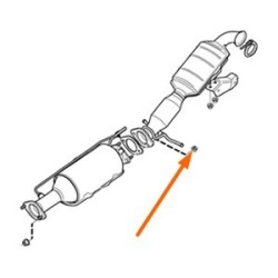 Nut, Exhaust manifold M10