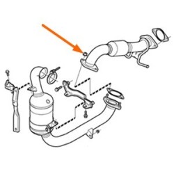 Uitlaatspruitstuk moer M10