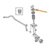 Suspension strut Support Bearing Front axle
