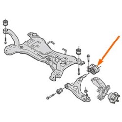 Bus ophanging control arm achter