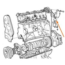 Engine mounting left