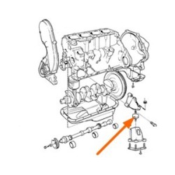 Engine mounting right left