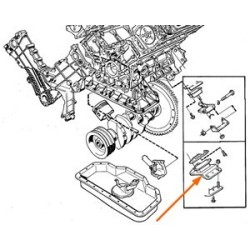 Engine mounting left