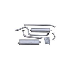 Uitlaatsysteem vanaf spruitstuk met toebehoren Simons PV544 vanaf '62