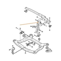 Engine mounting upper