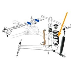 Suspension spring Rear axle
