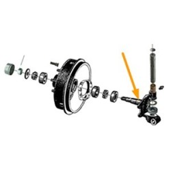 Steering Swivel, wheel suspension right