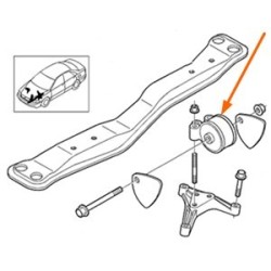 Engine mounting left