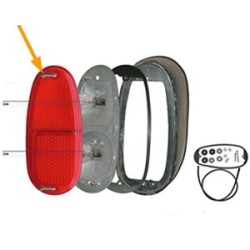 Glas combinatie achterlicht PV544 vanaf '58