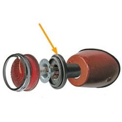 Lamphouder combinatie achterlicht PV444 '57