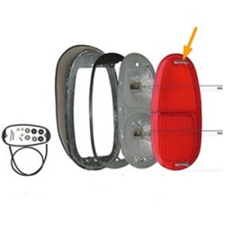 Schroef achterlicht behuizing bovenste PV544 vanaf '58