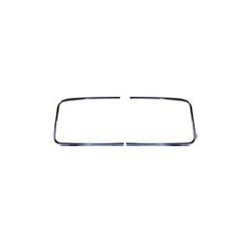 Trim moulding, Glas Windscreen right left chromed