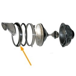 Afdekking koplamp buitenste staal