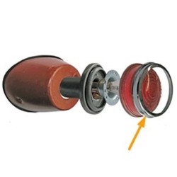 Achterlichtsierlijst chroom 