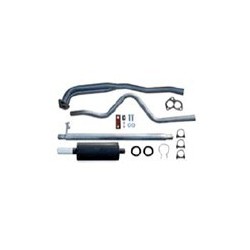 Sports silencer set Mild steel from Manifold with Add-on material