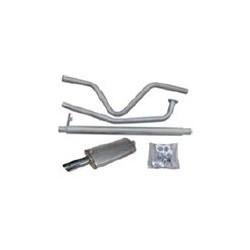 Sportuitlaatset RVS vanaf spruitstuk met toebehoren B18- en B20- vanaf '62