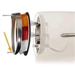 Screw, Taillight housing lower