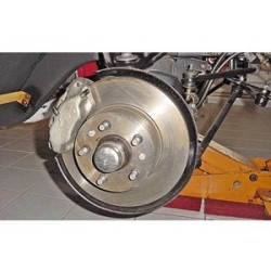 Splash panel, Brake disc Front axle left