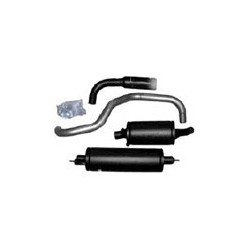 Sports silencer set from Catalytic converter