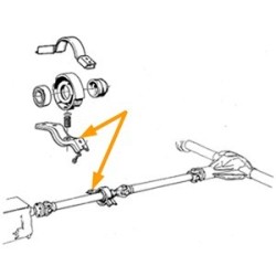 Suspension, Drive shaft Clamp '78