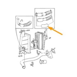 Air intake hose Pipe bend