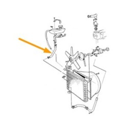 Radiator hose Engine cooler - Expansion tank