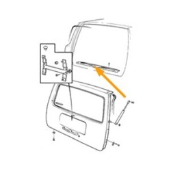 Cover, Tailgate/ Bootlid edge from '86